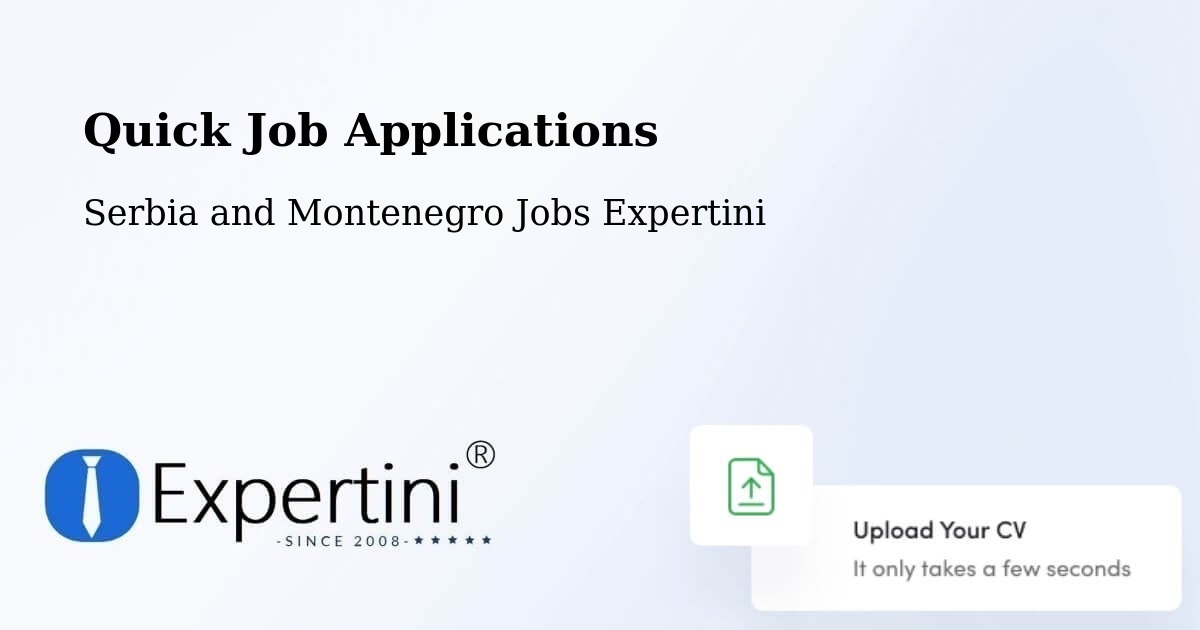 Quick Apply Feature – Lanigan - Serbia and Montenegro Jobs Expertini